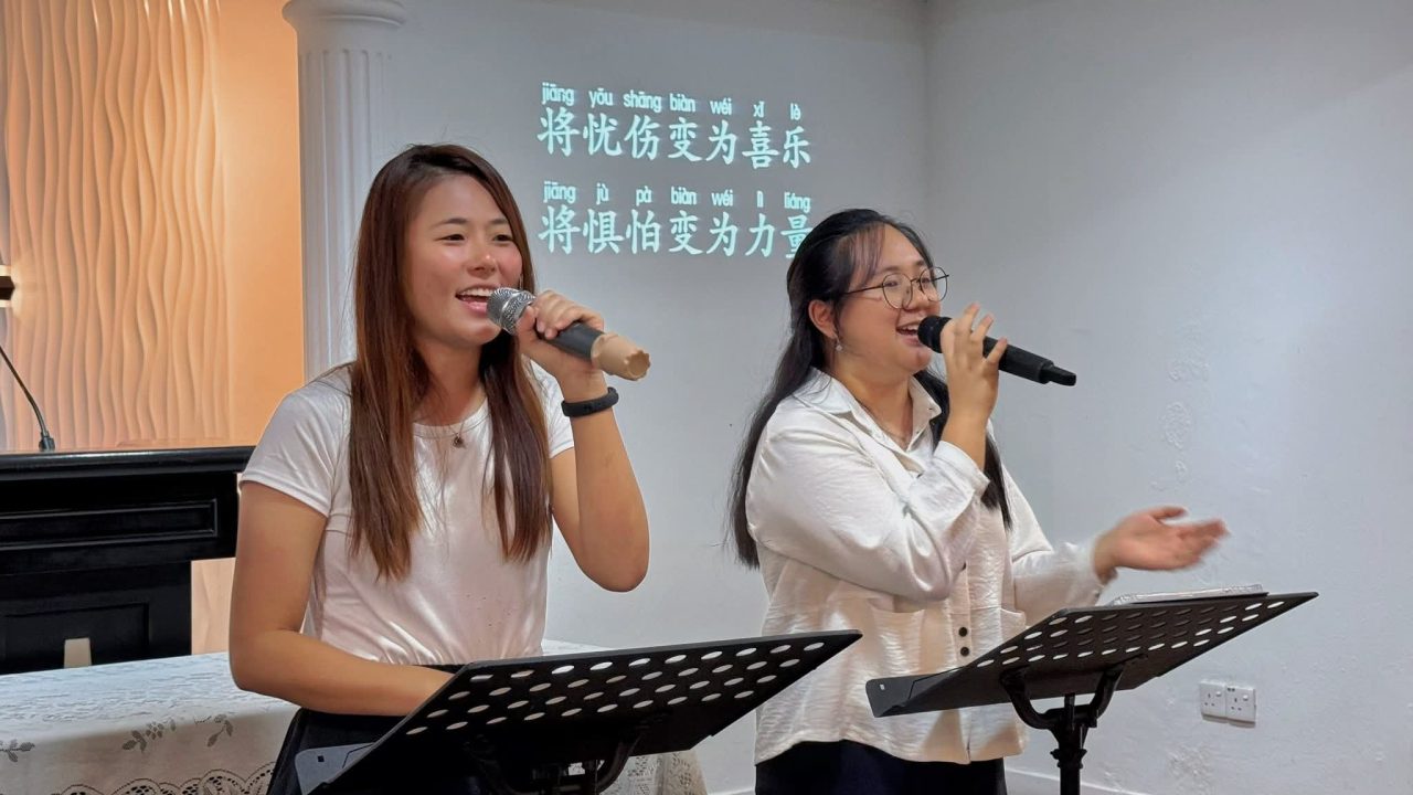 worshiping